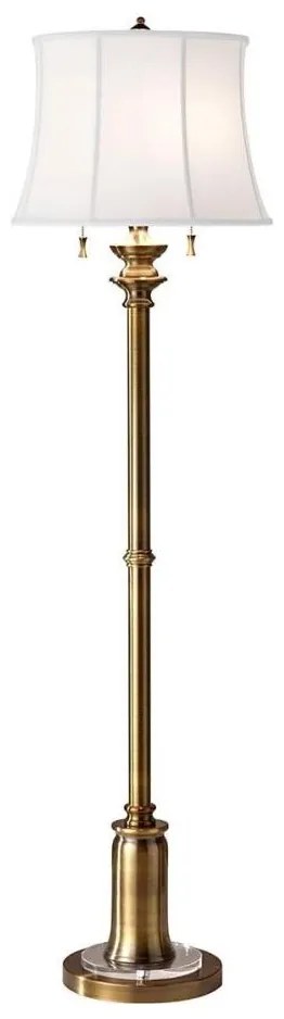 Feiss FE-STATEROOM-FL-BB - Stojacia lampa STATEROOM 2xE27/60W/230V mosadz