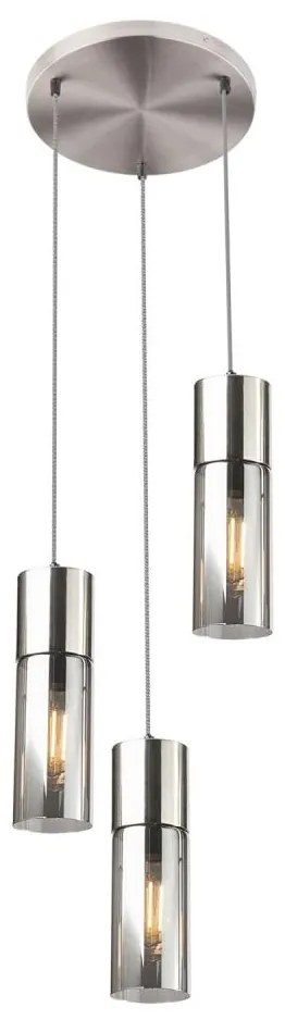 Globo 21000-3HN - Luster na lanku ANNIKA 3xE27/25W/230V pr. 30 cm chróm