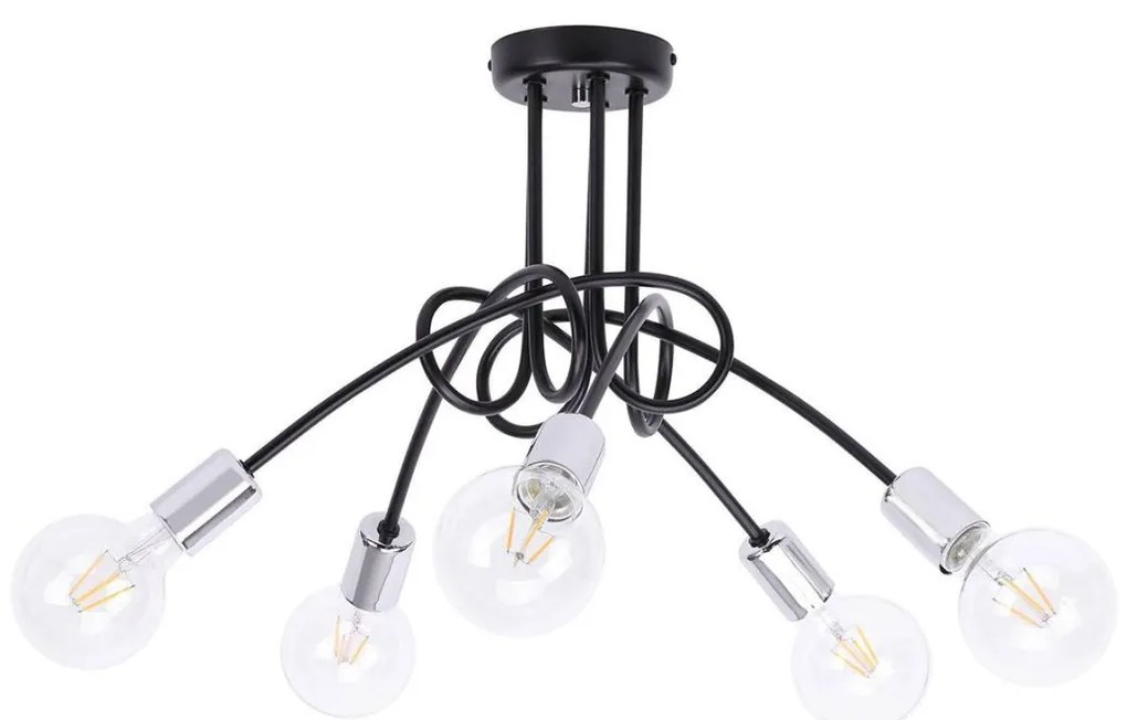 Stropné svietidlo Edison, výber z 3 farieb, ch