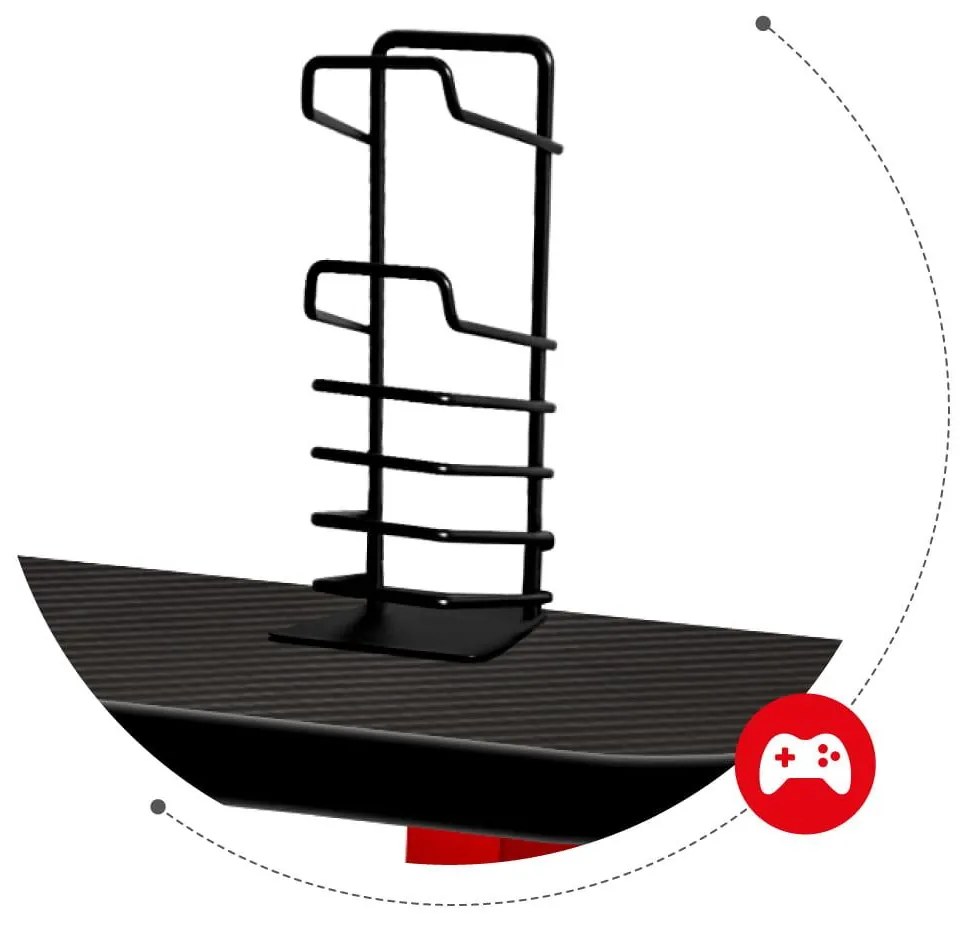 PC stolík Hyperion 5.0 (čierna). Akcia -18%. Vlastná spoľahlivá doprava až k Vám domov. 1087510