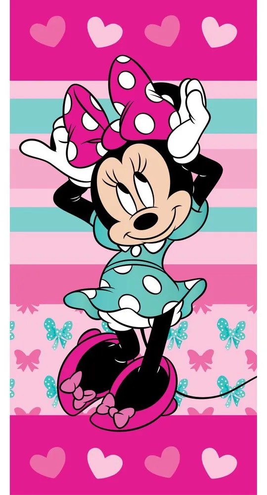 Jerry Fabrics Detská osuška s potlačou - Lilo a Stitch - modrá | 70 x 140 cm