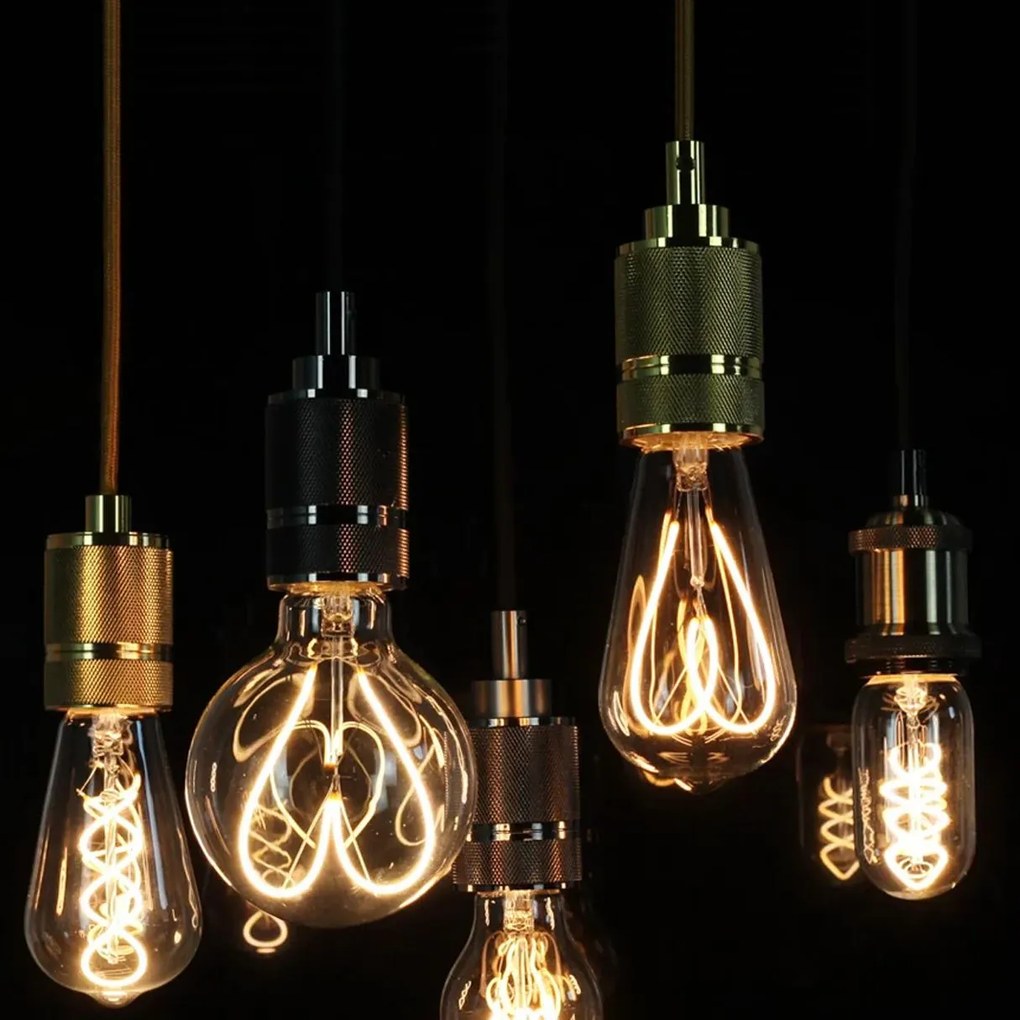 Toolight Toolight, závesná stropná lampa 1xE27 APP342-1CP, čierna, OSW-08409
