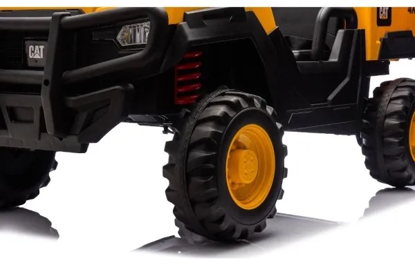 Elektrické autíčko CAT 60W/7500 mAh žltá/čierna + DO