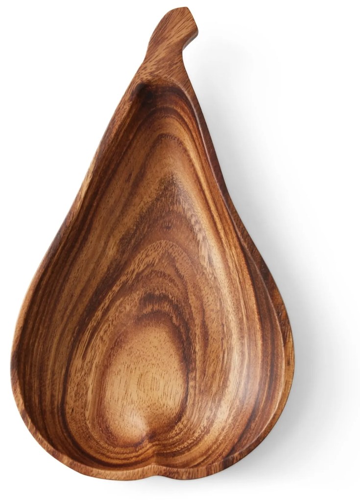 HK living Drevená miska Pear Acacia Medium