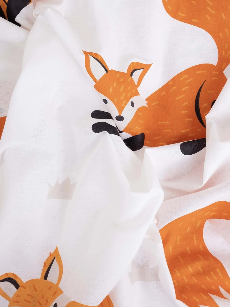 Bavlnená obliečka na vankúš Renforcé 40 × 40 cm - Líšky 02