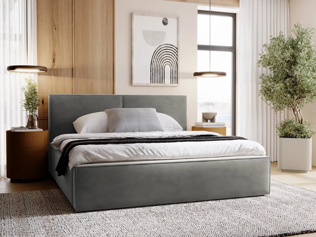 Čalúnená manželská posteľ Sokoz, Rozmer postele: 120x200, Poťahy: Manila 20