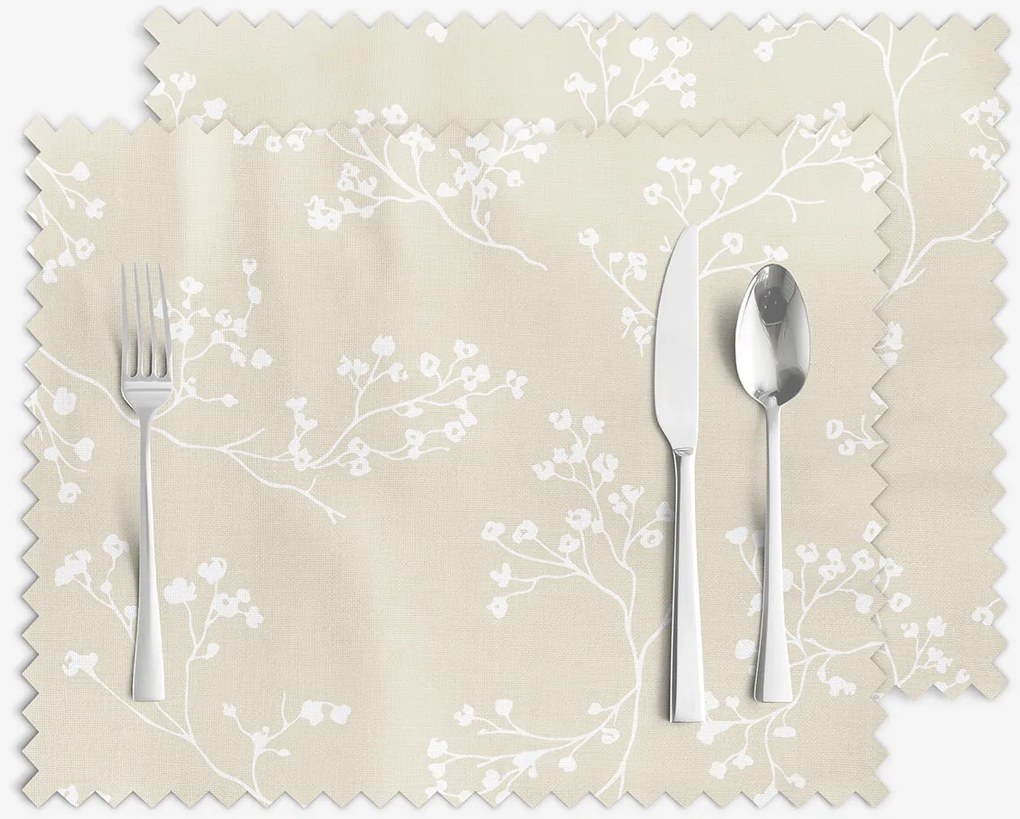 Goldea prestieranie na stôl teflónové - popínavé rastliny - sada 2ks 30 x 40 cm