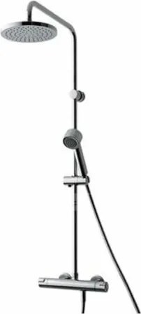 Laufen Citypro sprchový systém s termostatickou batériou chróm h3339570045361 3395.7.004.536.1