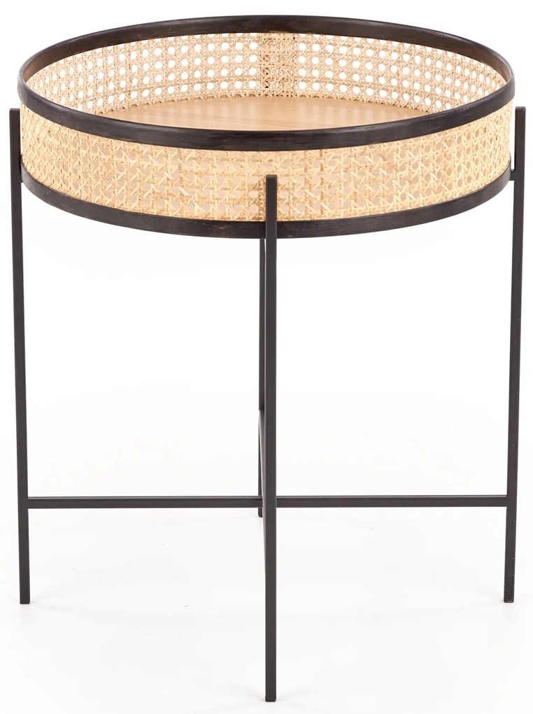 Ratanový konferenčný stolík LANIPA 50x55 cm