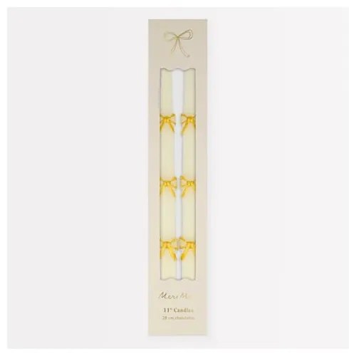 Sviečky v súprave 2 ks doba horenia 5 h Bow – Meri Meri