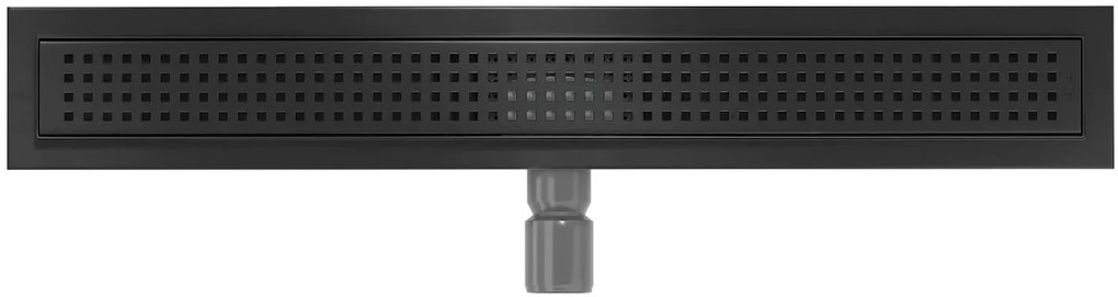 Sprchový žľab maxmax SQUARES BLACK - čierny