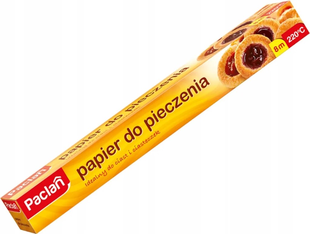 Hnedý papier na pečenie PACLAN 8m x 38cm silikónový, ľahko použiteľný