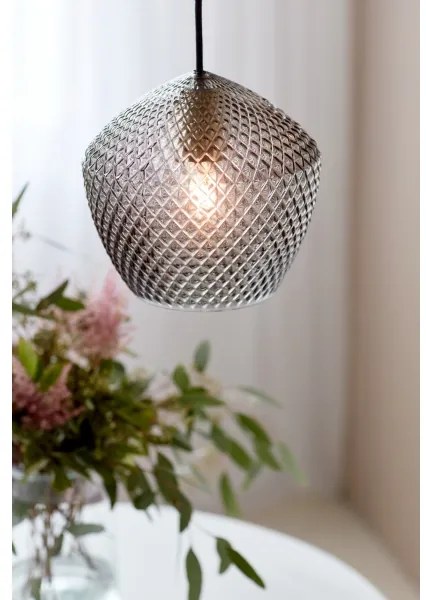 Nordlux - Luster na lanku ORBIFORM 1xE27/40W/230V čierna/šedá