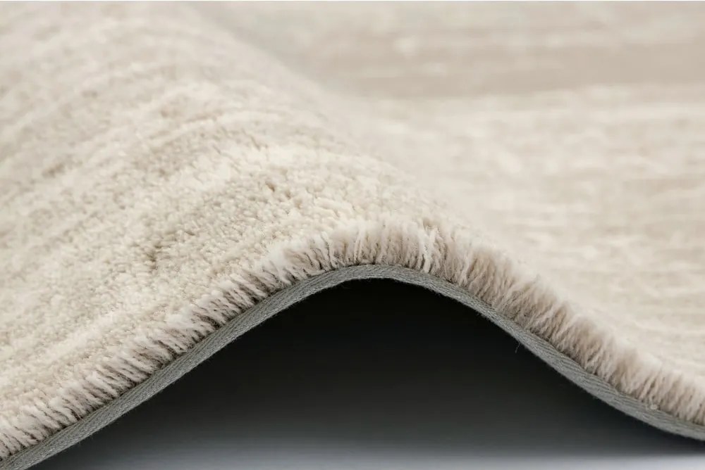 Béžový vlnený koberec 160x240 cm Agnus Brush Lines – Agnella