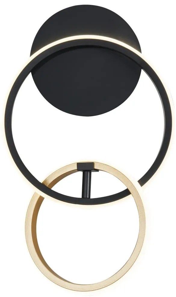 Zuma Line 20002W-GD - LED Nástenné svietidlo RANDO LED/18W/230V 3000/4000/6000K