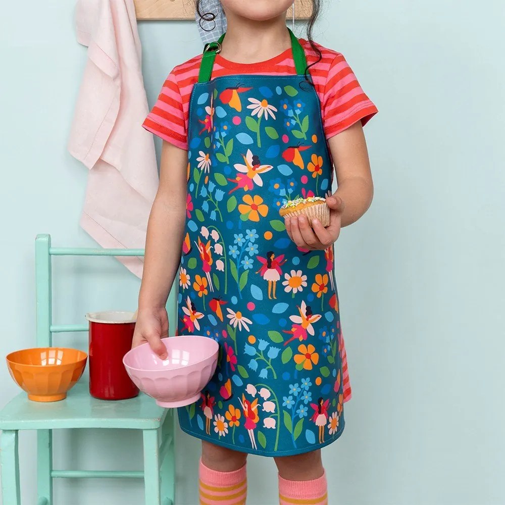 Bavlnená detská zástera Fairies in the Garden – Rex London