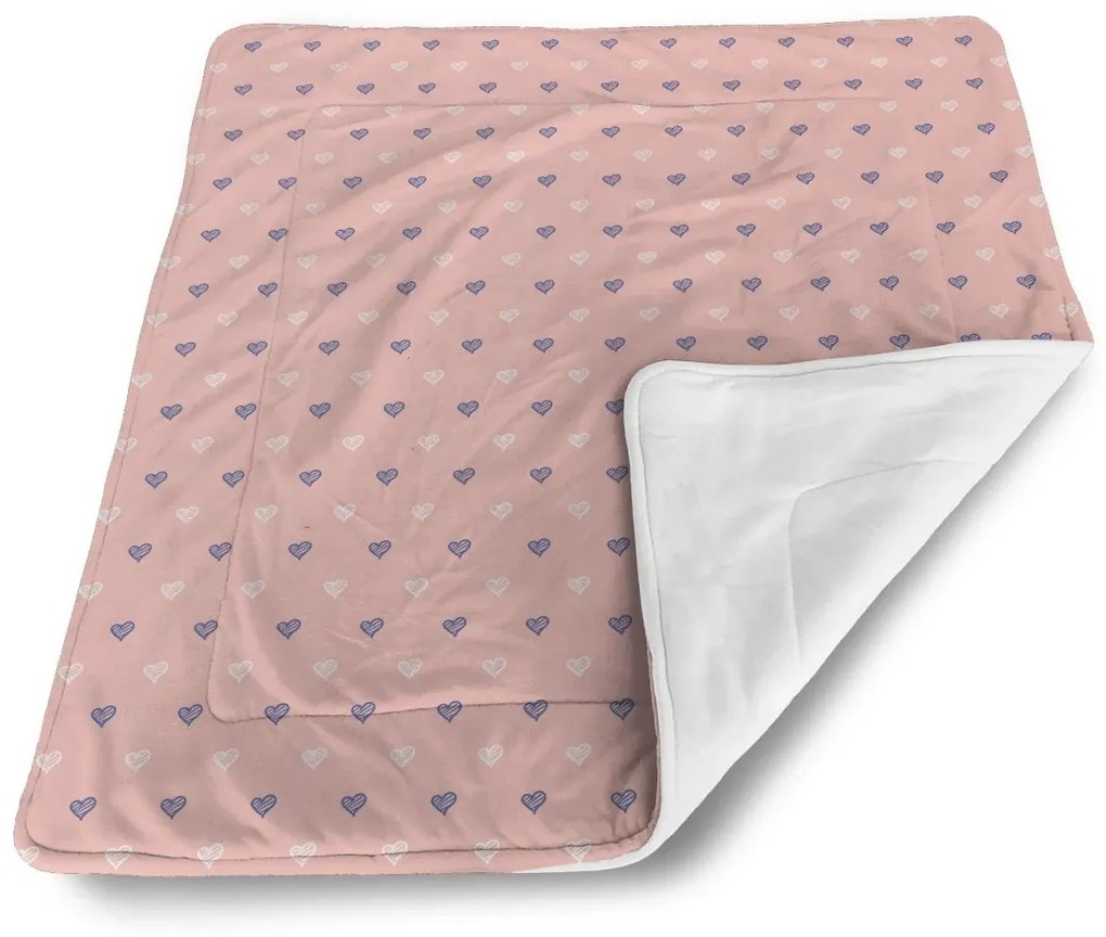Sablio Deka pre bábätko Srdiečka na ružovej - 90x120 cm