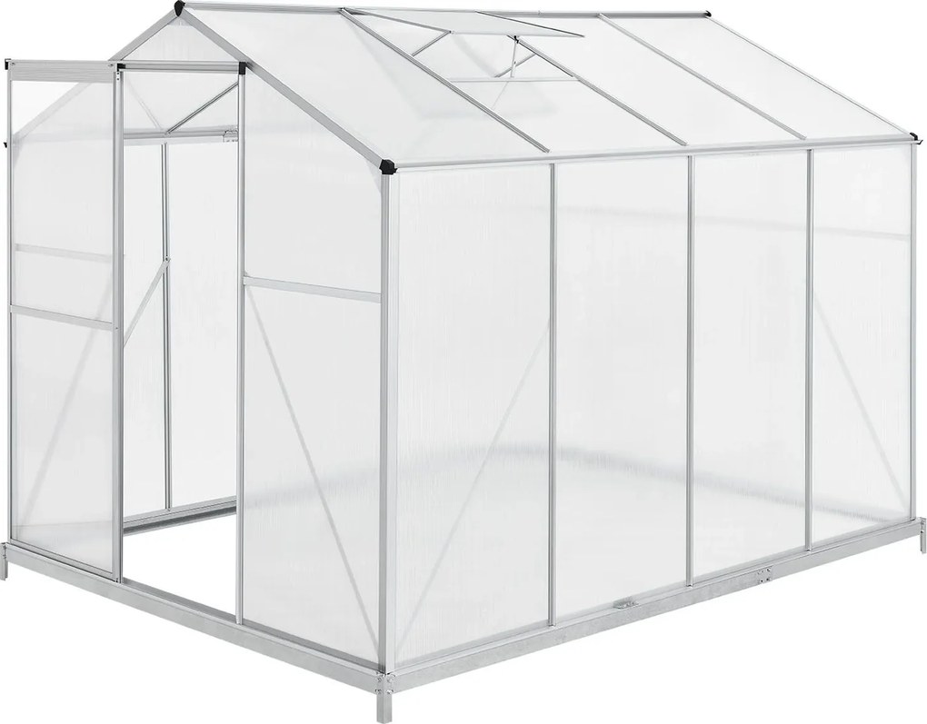 InternetovaZahrada Záhradný skleník 190 × 253 cm + základňa