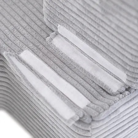 Rozkladacia detská pohovka  - sivá, prémiový menčester