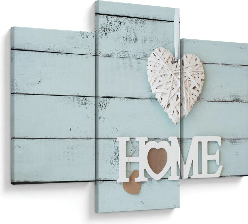 Obraz - I love home (90x60 cm)