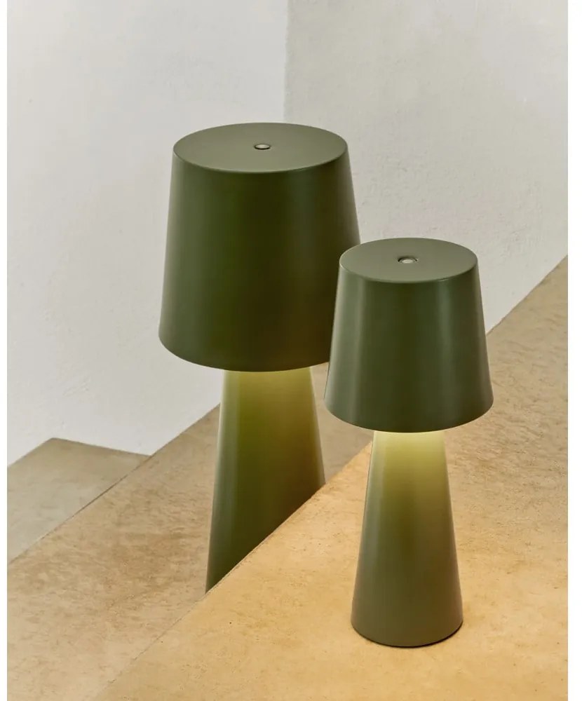 LED prenosné stmievateľné vonkajšie svietidlo na USB ø 16 cm Arenys – Kave Home