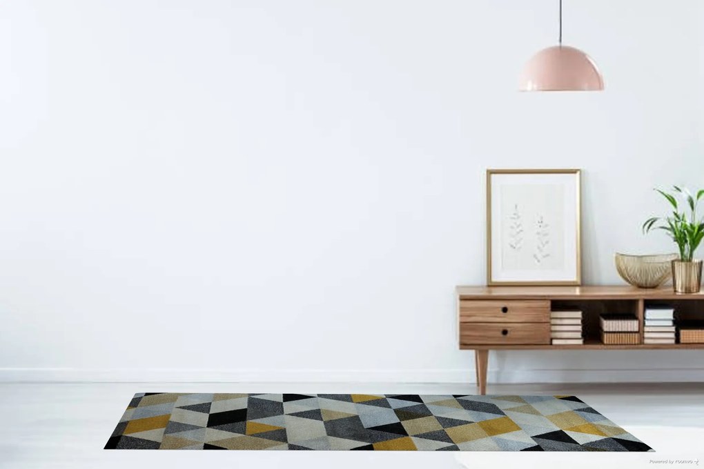 Berfin Dywany, Kusový koberec Aspect New 1965 Yellow, 60x100, žltá, obývacia izba