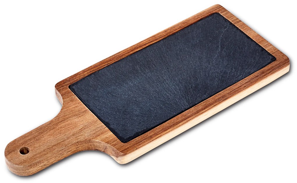 Bar@drinkstuff Servírovacia doska z agátového dreva 31,5 x 12,5 cm