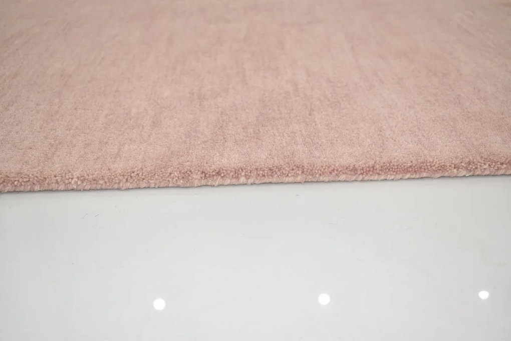 Asra Ručne všívaný kusový koberec Asra wool pink - 160x230 cm