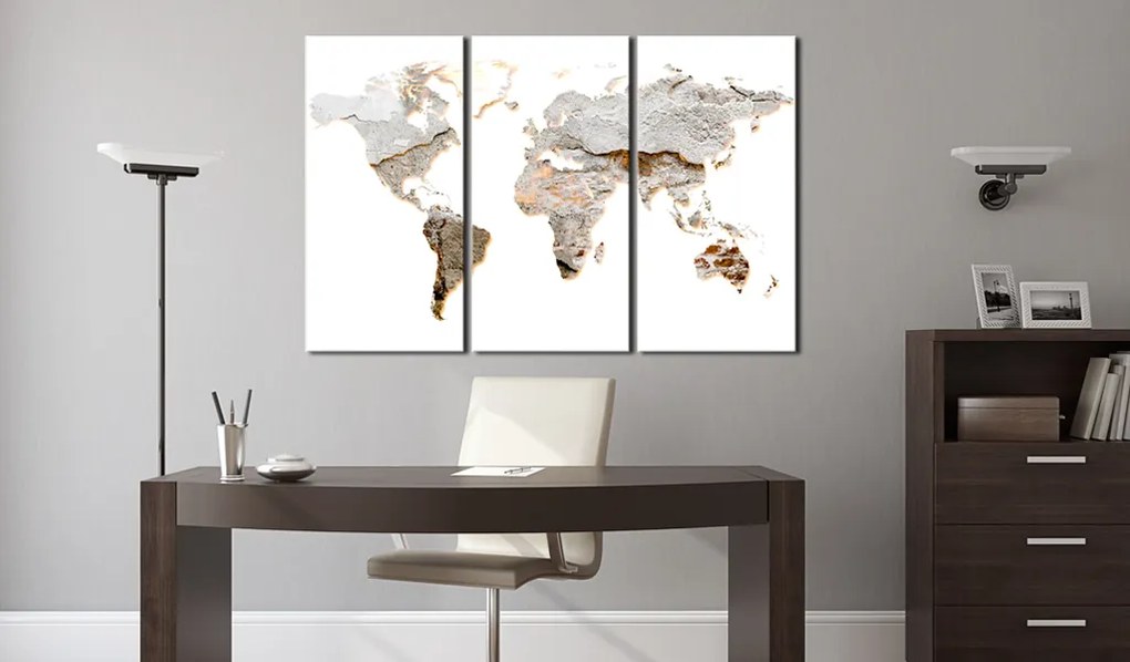 Artgeist Obraz - Concrete Continents Veľkosť: 60x40, Verzia: Premium Print