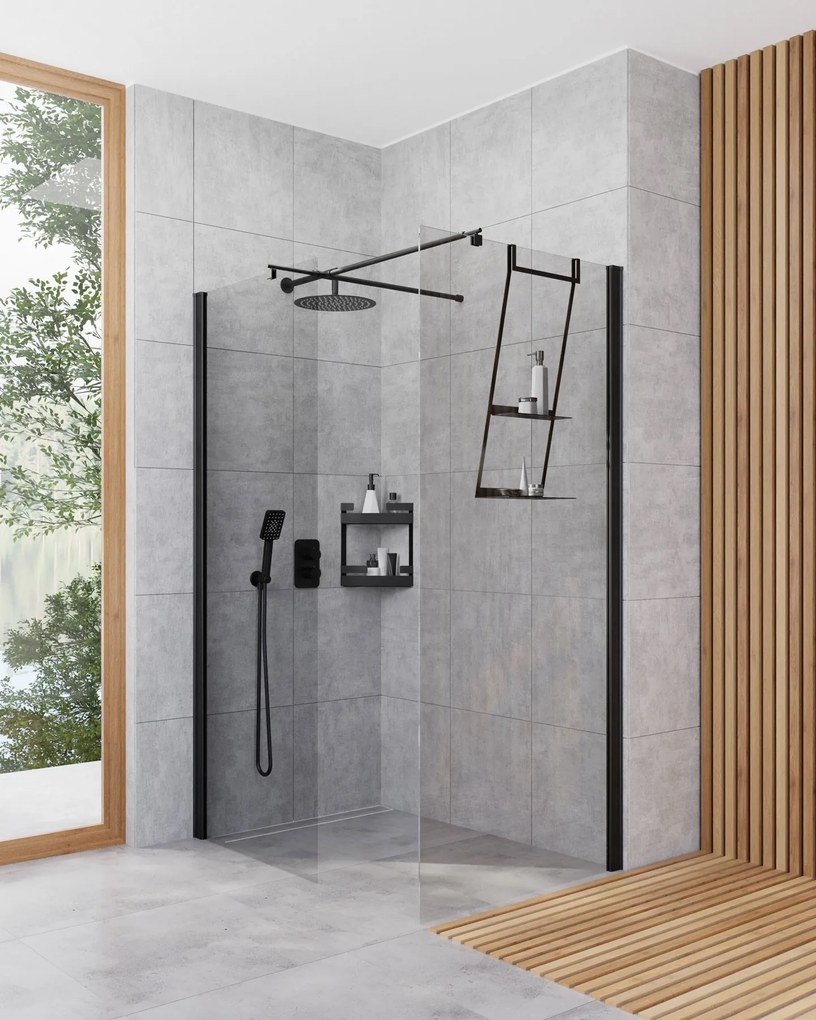 Deante Sprchová zastena Walk-In Kerria Plus 80 cm - KTS N38P - bez vaničky