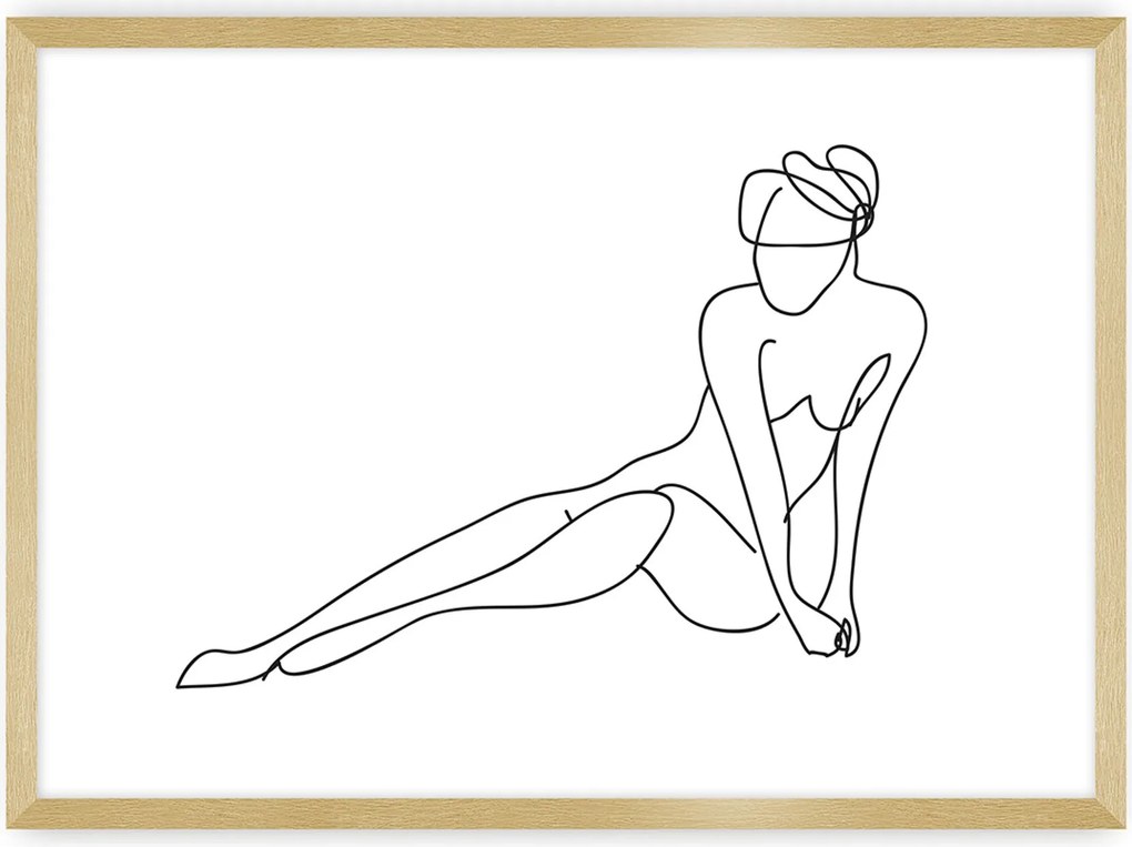 Plagát Figure Line II