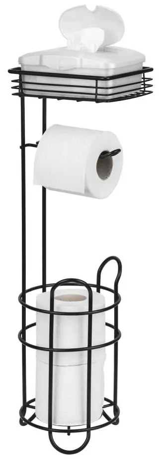 WENKO 71451800 - Držiak toaletného papiera 16x59 cm čierna