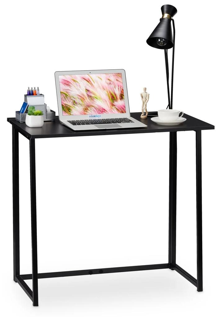 Rozkladací písací stôl RD6030 80cm, čierna