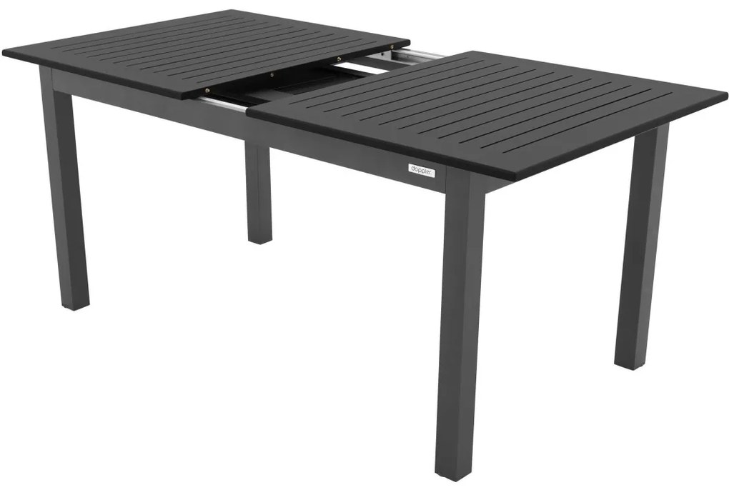 Doppler EXPERT - veľký vonkajší hliníkový stôl rozkladací 220/280x100x75 cm, hliník