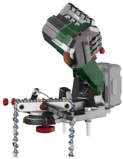 Parkside®  Aku brúska na pílovú reťaz Psga 20-Li A1 + Akumulátor 20 V/4 Ah PAP 20 B3 + Nabíjačka akumulátora 20 V/4,5 A PLG 20 C3  (800010570)