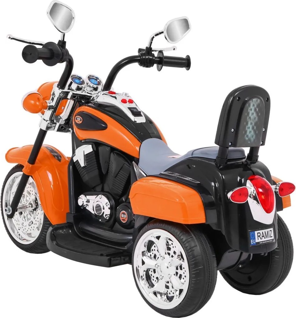 Ramiz Motorka Chopper NightBike oranžová