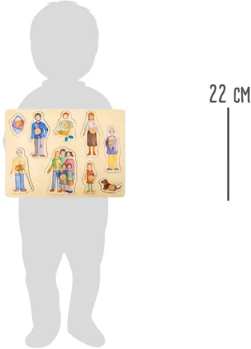 Drevené puzzle Small Foot Rodina a priatelia