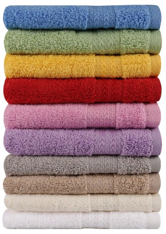 Súprava 10 uterákov RAINBOW 30x50 cm viacfarebná