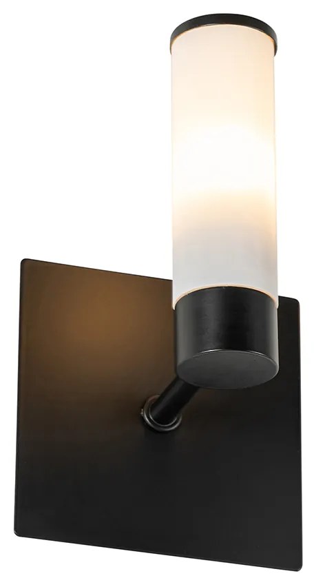 Moderná nástenná lampa do kúpeľne čierna IP44 - Bath