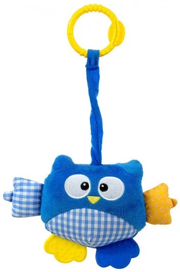 Závesná plyšová hračka Cutie owl 2881 modrá