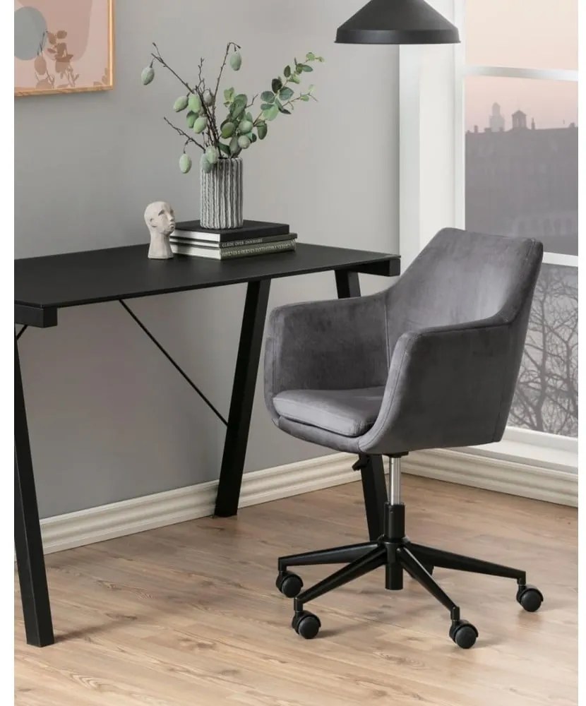 Sivá kancelárska stolička Actona Nora