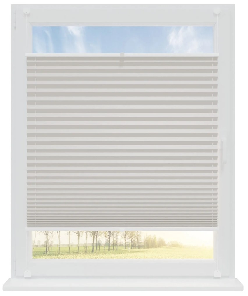 Dekodum Neinvazívna plisovaná roleta oceľ Šířka (cm): 45