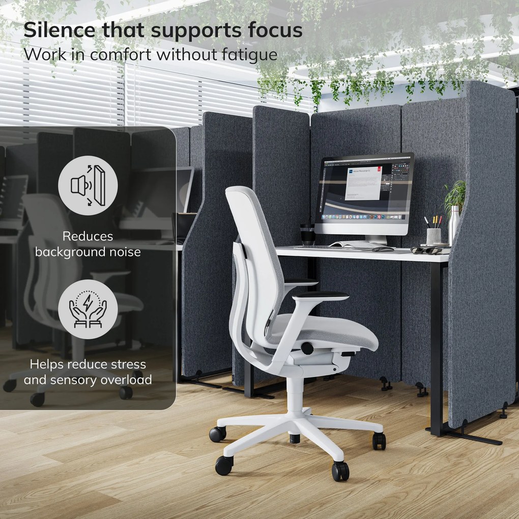 Akustická stena SADIE Carbon Fog 240/145 cm