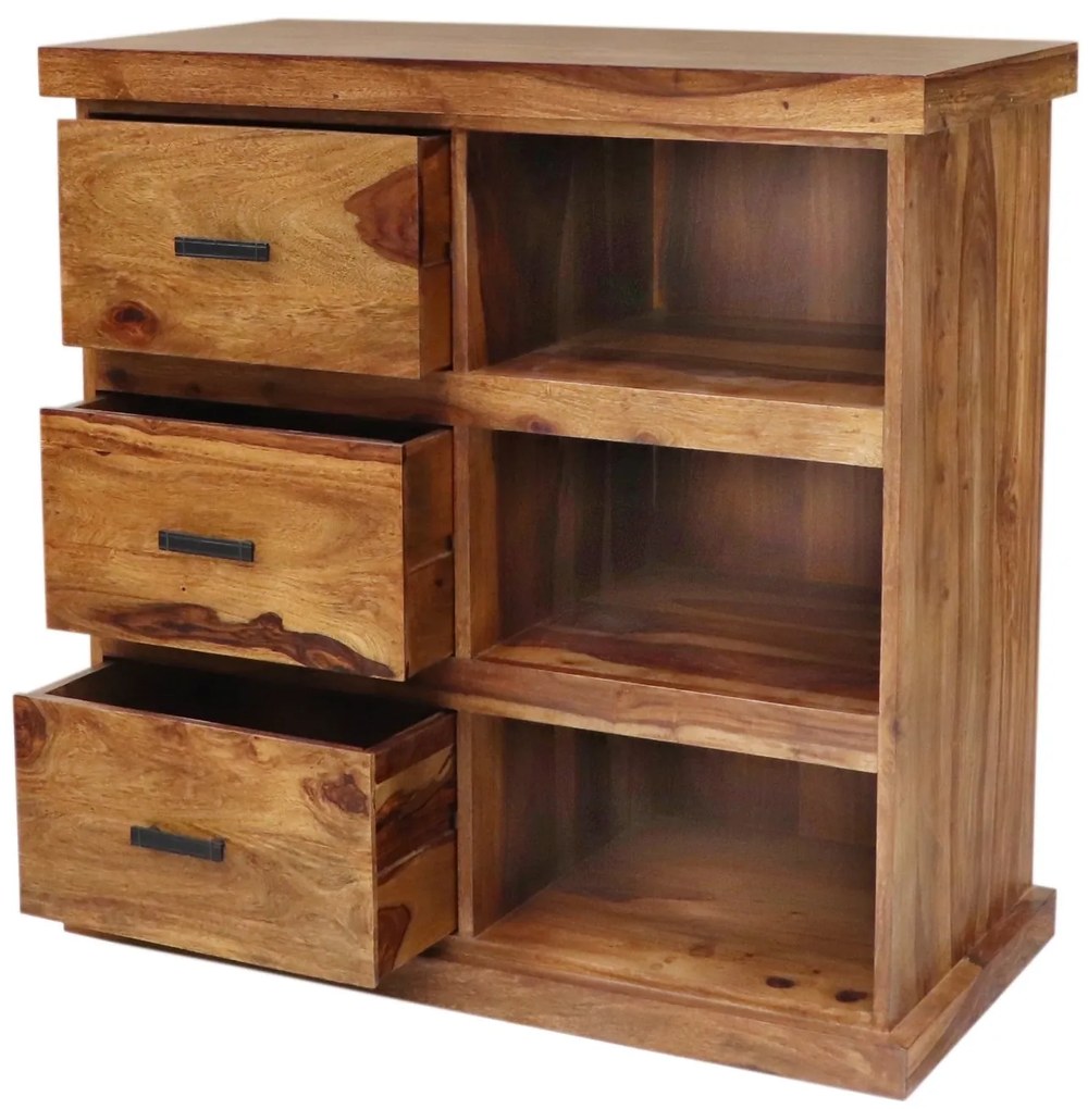 furniture-nabytek.cz - Komoda dřevěná z palisandru 90x90x35
