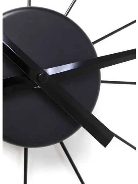 Umbrella nástenné hodiny čierne