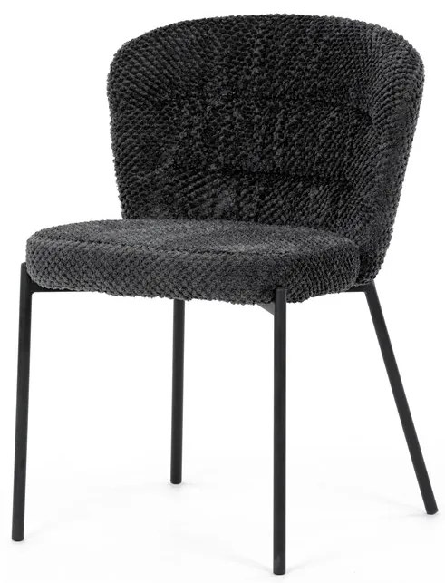 Autronic BONTEC Jedálenská stolička, sivá, látka bouclé, CT-W1077 GREY2 Farba: Béžová