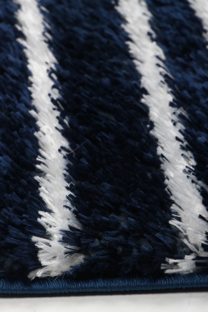 Koberec Boho 610 NAVY BLUE/CREAM rozmery koberec: 80x150 cm