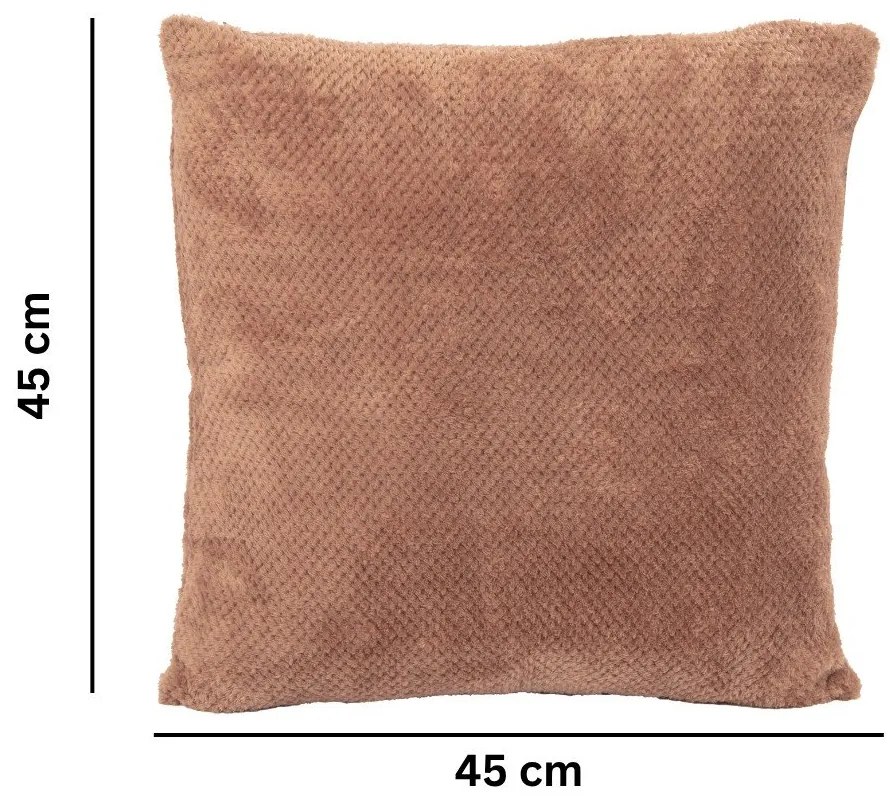 Dekoračný vankúš z mikroplyšu 45x45 cm Pippa – Tiseco Home Studio
