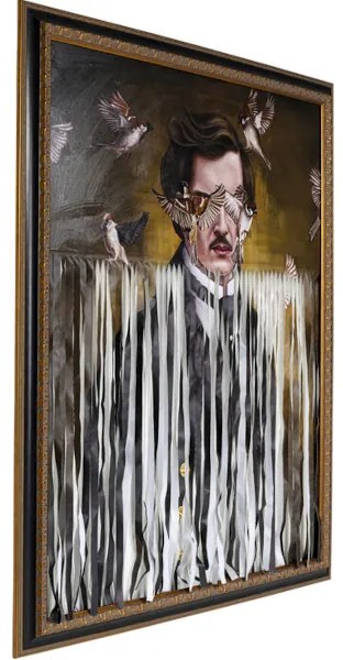 Gentleman Cuts Obraz Hnedo-sivý 130x163cm