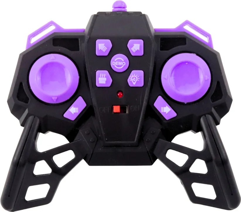 LEAN Toys Policajné terénne auto na diaľkové ovládanie RC svetlá dymový efekt 1:16